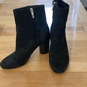 Sam Edelman Corra Black Suede Boots, Size 8.5